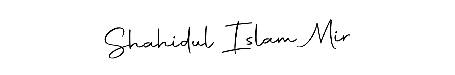 How to make Shahidul Islam Mir name signature. Use Autography-DOLnW style for creating short signs online. This is the latest handwritten sign. Shahidul Islam Mir signature style 10 images and pictures png