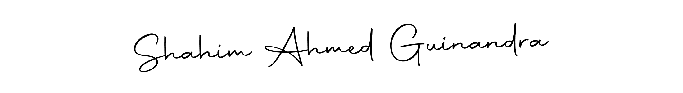 The best way (Autography-DOLnW) to make a short signature is to pick only two or three words in your name. The name Shahim Ahmed Guinandra include a total of six letters. For converting this name. Shahim Ahmed Guinandra signature style 10 images and pictures png