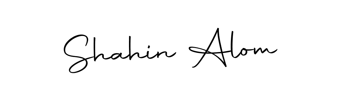 Design your own signature with our free online signature maker. With this signature software, you can create a handwritten (Autography-DOLnW) signature for name Shahin Alom. Shahin Alom signature style 10 images and pictures png