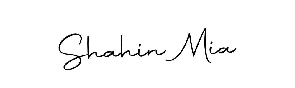 Use a signature maker to create a handwritten signature online. With this signature software, you can design (Autography-DOLnW) your own signature for name Shahin Mia. Shahin Mia signature style 10 images and pictures png