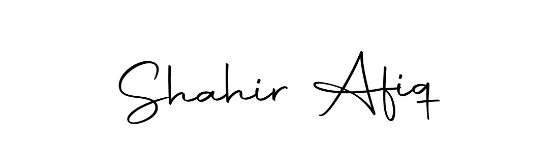 Make a beautiful signature design for name Shahir Afiq. With this signature (Autography-DOLnW) style, you can create a handwritten signature for free. Shahir Afiq signature style 10 images and pictures png