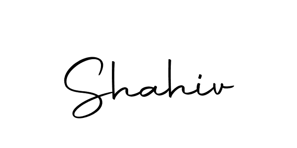 Similarly Autography-DOLnW is the best handwritten signature design. Signature creator online .You can use it as an online autograph creator for name Shahiv. Shahiv signature style 10 images and pictures png