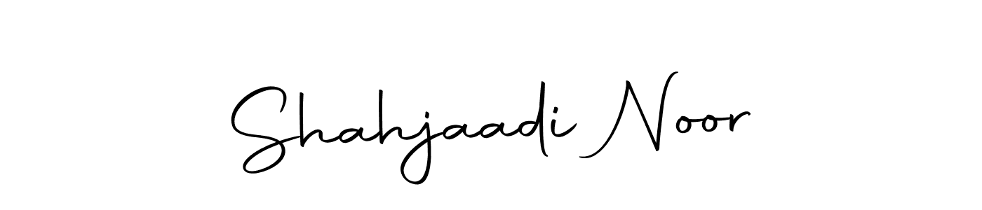 Make a beautiful signature design for name Shahjaadi Noor. With this signature (Autography-DOLnW) style, you can create a handwritten signature for free. Shahjaadi Noor signature style 10 images and pictures png