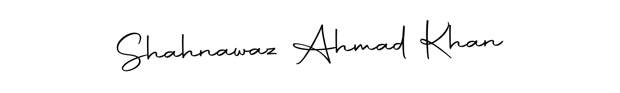 Make a beautiful signature design for name Shahnawaz Ahmad Khan. With this signature (Autography-DOLnW) style, you can create a handwritten signature for free. Shahnawaz Ahmad Khan signature style 10 images and pictures png