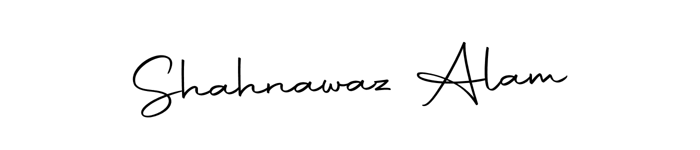 How to make Shahnawaz Alam name signature. Use Autography-DOLnW style for creating short signs online. This is the latest handwritten sign. Shahnawaz Alam signature style 10 images and pictures png