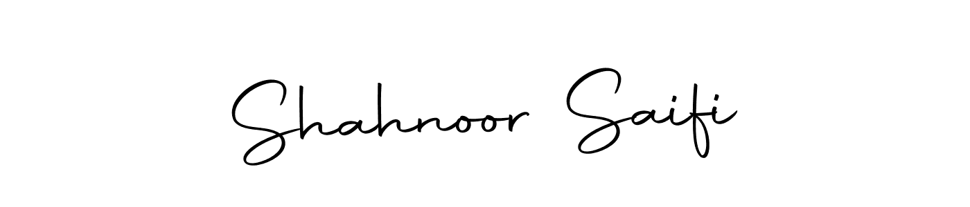 Also we have Shahnoor Saifi name is the best signature style. Create professional handwritten signature collection using Autography-DOLnW autograph style. Shahnoor Saifi signature style 10 images and pictures png