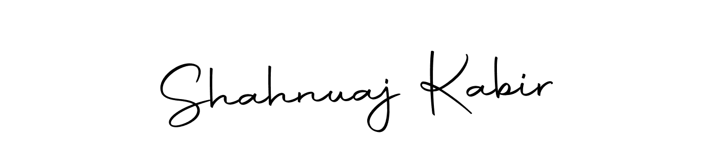 How to make Shahnuaj Kabir name signature. Use Autography-DOLnW style for creating short signs online. This is the latest handwritten sign. Shahnuaj Kabir signature style 10 images and pictures png