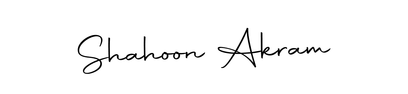 if you are searching for the best signature style for your name Shahoon Akram. so please give up your signature search. here we have designed multiple signature styles  using Autography-DOLnW. Shahoon Akram signature style 10 images and pictures png