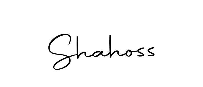 The best way (Autography-DOLnW) to make a short signature is to pick only two or three words in your name. The name Shahoss include a total of six letters. For converting this name. Shahoss signature style 10 images and pictures png