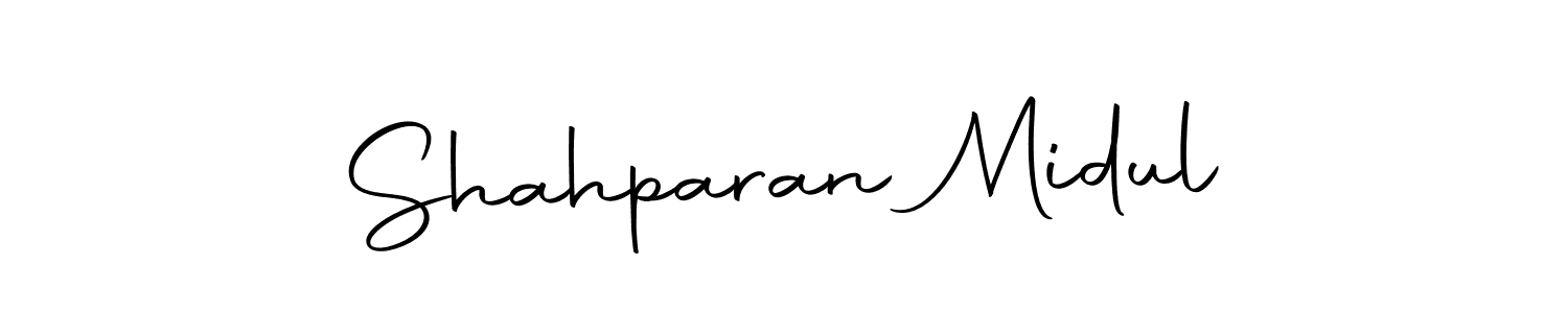 Also we have Shahparan Midul name is the best signature style. Create professional handwritten signature collection using Autography-DOLnW autograph style. Shahparan Midul signature style 10 images and pictures png