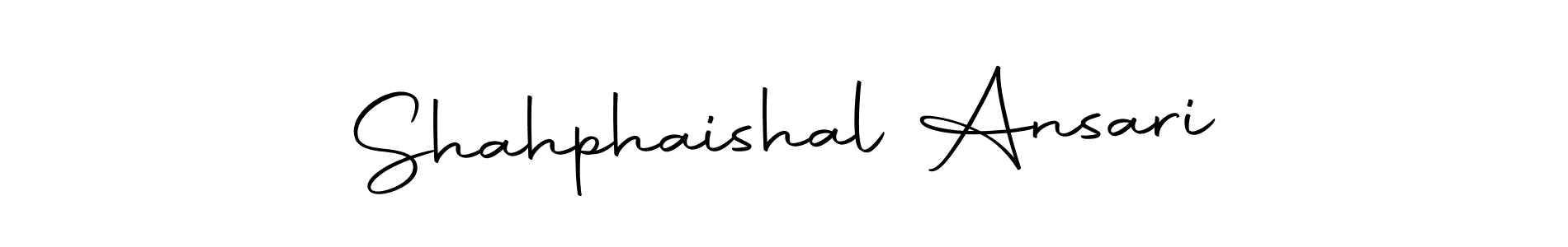 Shahphaishal Ansari stylish signature style. Best Handwritten Sign (Autography-DOLnW) for my name. Handwritten Signature Collection Ideas for my name Shahphaishal Ansari. Shahphaishal Ansari signature style 10 images and pictures png