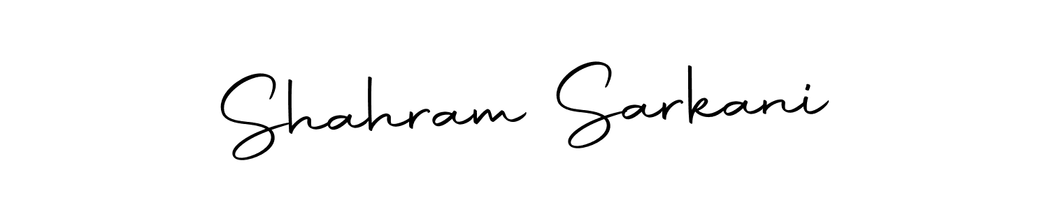 Also we have Shahram Sarkani name is the best signature style. Create professional handwritten signature collection using Autography-DOLnW autograph style. Shahram Sarkani signature style 10 images and pictures png