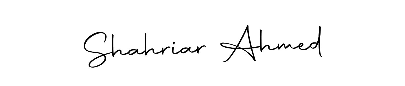 How to make Shahriar Ahmed signature? Autography-DOLnW is a professional autograph style. Create handwritten signature for Shahriar Ahmed name. Shahriar Ahmed signature style 10 images and pictures png