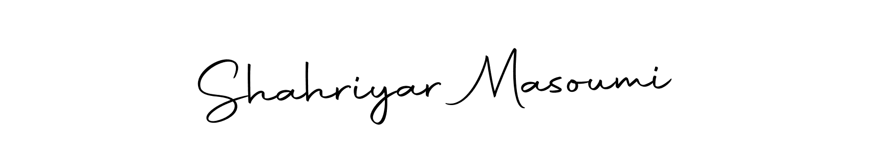 Make a beautiful signature design for name Shahriyar Masoumi. With this signature (Autography-DOLnW) style, you can create a handwritten signature for free. Shahriyar Masoumi signature style 10 images and pictures png