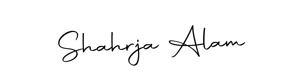 Make a beautiful signature design for name Shahrja Alam. Use this online signature maker to create a handwritten signature for free. Shahrja Alam signature style 10 images and pictures png