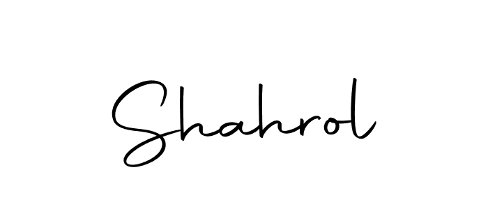 Use a signature maker to create a handwritten signature online. With this signature software, you can design (Autography-DOLnW) your own signature for name Shahrol. Shahrol signature style 10 images and pictures png