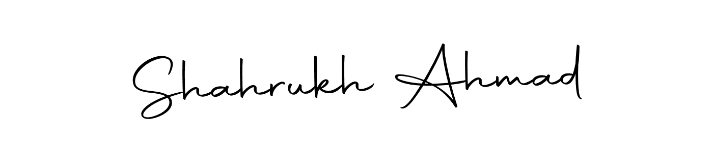 It looks lik you need a new signature style for name Shahrukh Ahmad. Design unique handwritten (Autography-DOLnW) signature with our free signature maker in just a few clicks. Shahrukh Ahmad signature style 10 images and pictures png