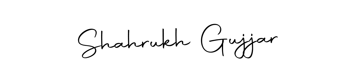 How to make Shahrukh Gujjar signature? Autography-DOLnW is a professional autograph style. Create handwritten signature for Shahrukh Gujjar name. Shahrukh Gujjar signature style 10 images and pictures png