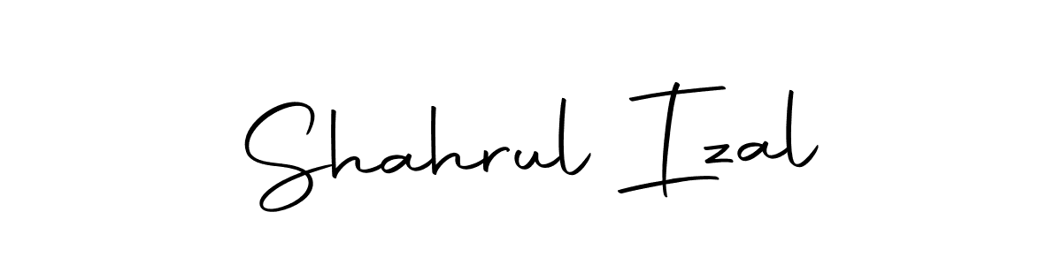 Use a signature maker to create a handwritten signature online. With this signature software, you can design (Autography-DOLnW) your own signature for name Shahrul Izal. Shahrul Izal signature style 10 images and pictures png