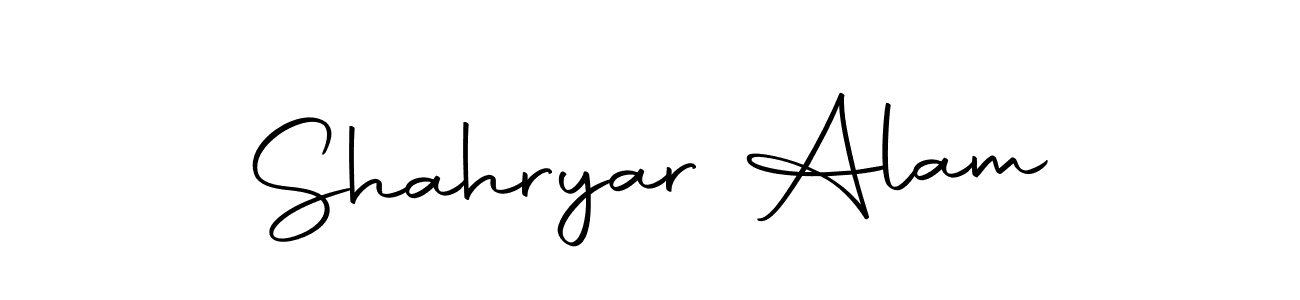 Make a beautiful signature design for name Shahryar Alam. With this signature (Autography-DOLnW) style, you can create a handwritten signature for free. Shahryar Alam signature style 10 images and pictures png