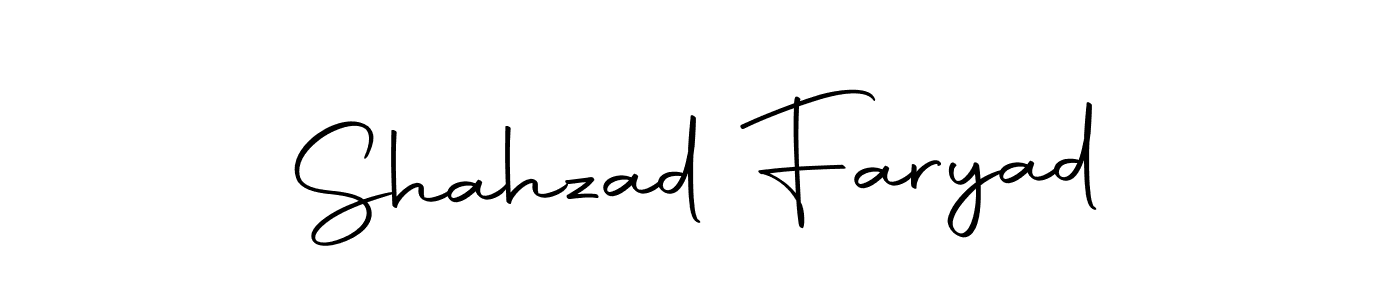 You should practise on your own different ways (Autography-DOLnW) to write your name (Shahzad Faryad) in signature. don't let someone else do it for you. Shahzad Faryad signature style 10 images and pictures png