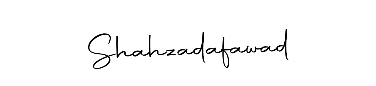 Create a beautiful signature design for name Shahzadafawad. With this signature (Autography-DOLnW) fonts, you can make a handwritten signature for free. Shahzadafawad signature style 10 images and pictures png