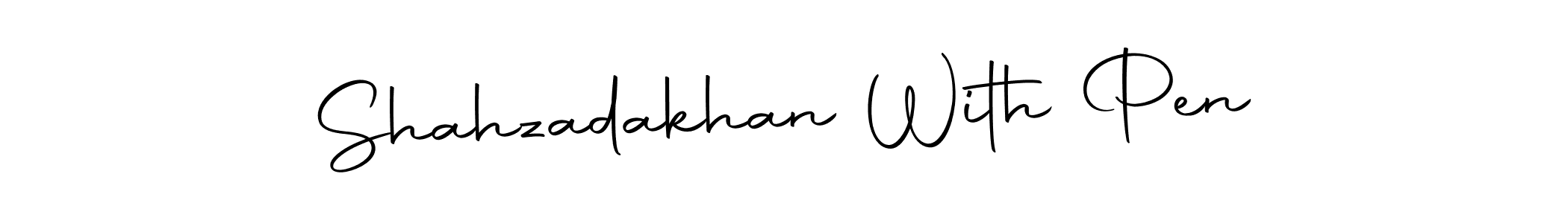 Make a beautiful signature design for name Shahzadakhan With Pen. With this signature (Autography-DOLnW) style, you can create a handwritten signature for free. Shahzadakhan With Pen signature style 10 images and pictures png
