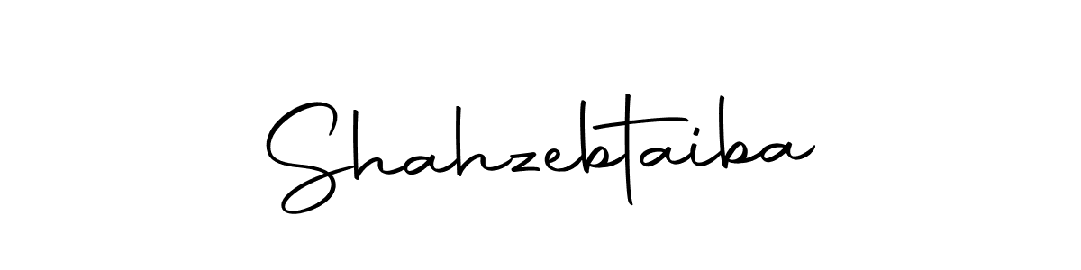 How to make Shahzebtaiba name signature. Use Autography-DOLnW style for creating short signs online. This is the latest handwritten sign. Shahzebtaiba signature style 10 images and pictures png