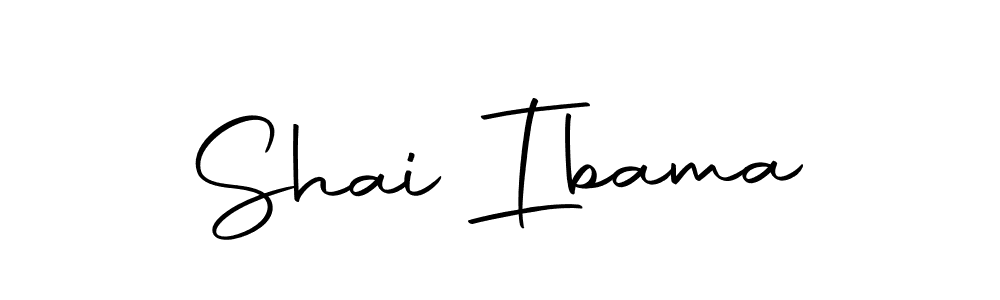 Make a beautiful signature design for name Shai Ibama. With this signature (Autography-DOLnW) style, you can create a handwritten signature for free. Shai Ibama signature style 10 images and pictures png