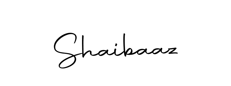 You should practise on your own different ways (Autography-DOLnW) to write your name (Shaibaaz) in signature. don't let someone else do it for you. Shaibaaz signature style 10 images and pictures png