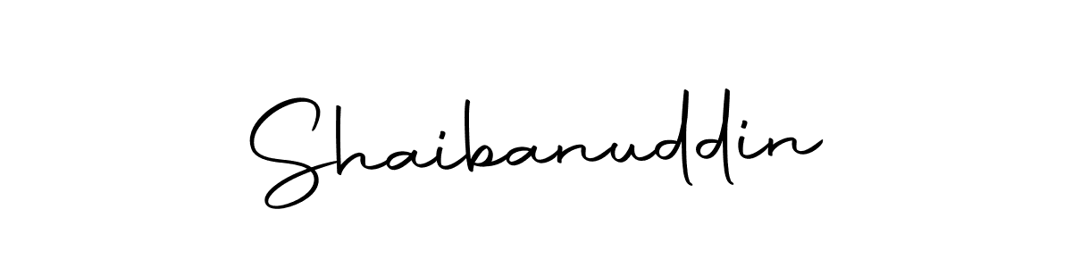 Make a beautiful signature design for name Shaibanuddin. With this signature (Autography-DOLnW) style, you can create a handwritten signature for free. Shaibanuddin signature style 10 images and pictures png