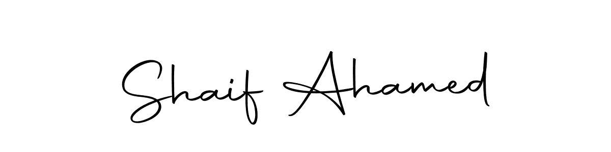 Shaif Ahamed stylish signature style. Best Handwritten Sign (Autography-DOLnW) for my name. Handwritten Signature Collection Ideas for my name Shaif Ahamed. Shaif Ahamed signature style 10 images and pictures png