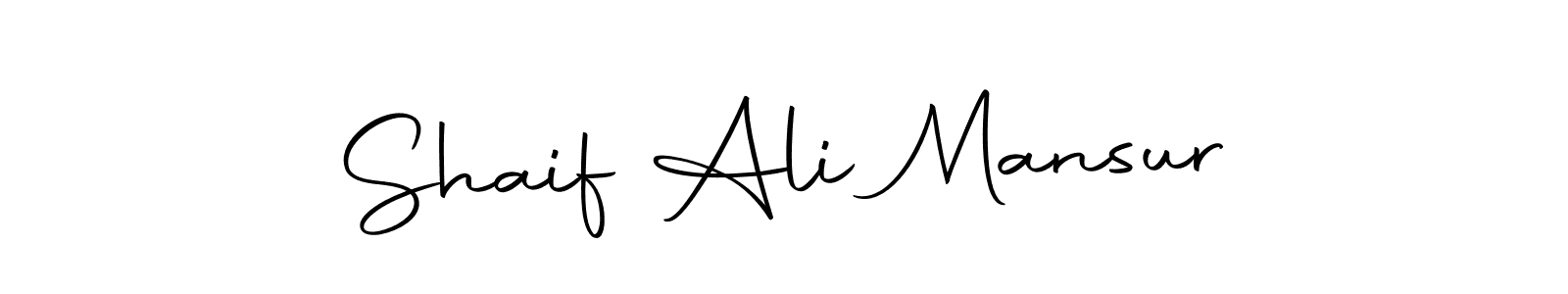 The best way (Autography-DOLnW) to make a short signature is to pick only two or three words in your name. The name Shaif Ali Mansur include a total of six letters. For converting this name. Shaif Ali Mansur signature style 10 images and pictures png