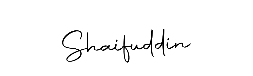 Make a beautiful signature design for name Shaifuddin. With this signature (Autography-DOLnW) style, you can create a handwritten signature for free. Shaifuddin signature style 10 images and pictures png