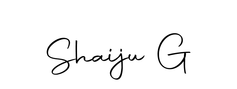 Make a beautiful signature design for name Shaiju G. Use this online signature maker to create a handwritten signature for free. Shaiju G signature style 10 images and pictures png
