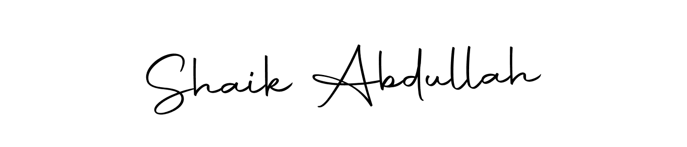You should practise on your own different ways (Autography-DOLnW) to write your name (Shaik Abdullah) in signature. don't let someone else do it for you. Shaik Abdullah signature style 10 images and pictures png