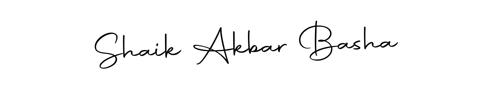 Shaik Akbar Basha stylish signature style. Best Handwritten Sign (Autography-DOLnW) for my name. Handwritten Signature Collection Ideas for my name Shaik Akbar Basha. Shaik Akbar Basha signature style 10 images and pictures png