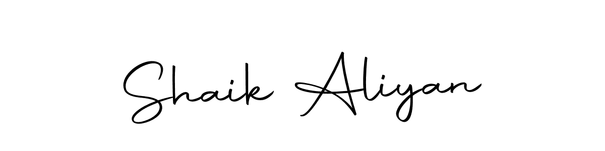 Make a beautiful signature design for name Shaik Aliyan. Use this online signature maker to create a handwritten signature for free. Shaik Aliyan signature style 10 images and pictures png