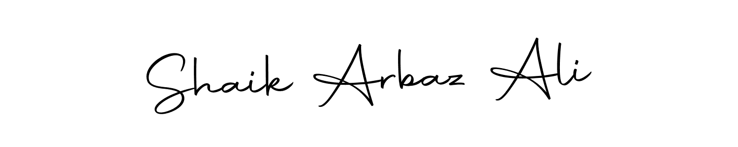 Design your own signature with our free online signature maker. With this signature software, you can create a handwritten (Autography-DOLnW) signature for name Shaik Arbaz Ali. Shaik Arbaz Ali signature style 10 images and pictures png