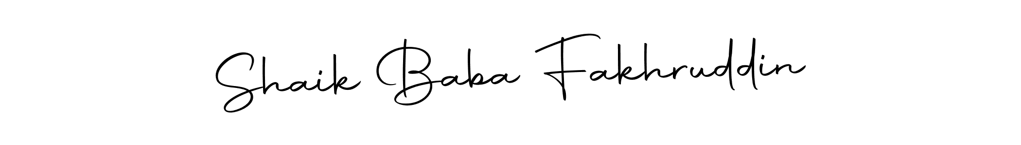 Here are the top 10 professional signature styles for the name Shaik Baba Fakhruddin. These are the best autograph styles you can use for your name. Shaik Baba Fakhruddin signature style 10 images and pictures png