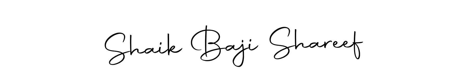 You should practise on your own different ways (Autography-DOLnW) to write your name (Shaik Baji Shareef) in signature. don't let someone else do it for you. Shaik Baji Shareef signature style 10 images and pictures png