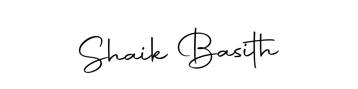 Make a beautiful signature design for name Shaik Basith. With this signature (Autography-DOLnW) style, you can create a handwritten signature for free. Shaik Basith signature style 10 images and pictures png