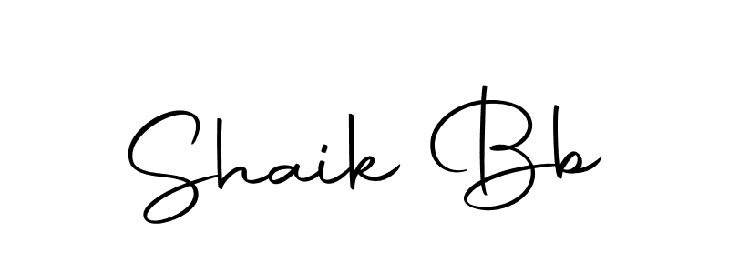 Also we have Shaik Bb name is the best signature style. Create professional handwritten signature collection using Autography-DOLnW autograph style. Shaik Bb signature style 10 images and pictures png