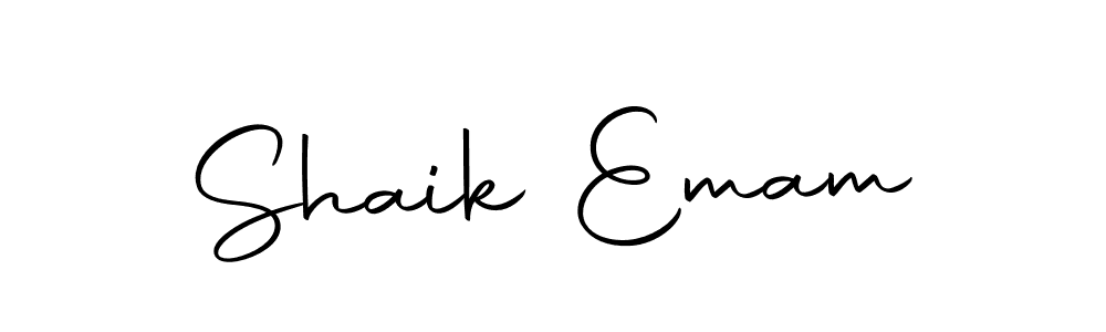 The best way (Autography-DOLnW) to make a short signature is to pick only two or three words in your name. The name Shaik Emam include a total of six letters. For converting this name. Shaik Emam signature style 10 images and pictures png