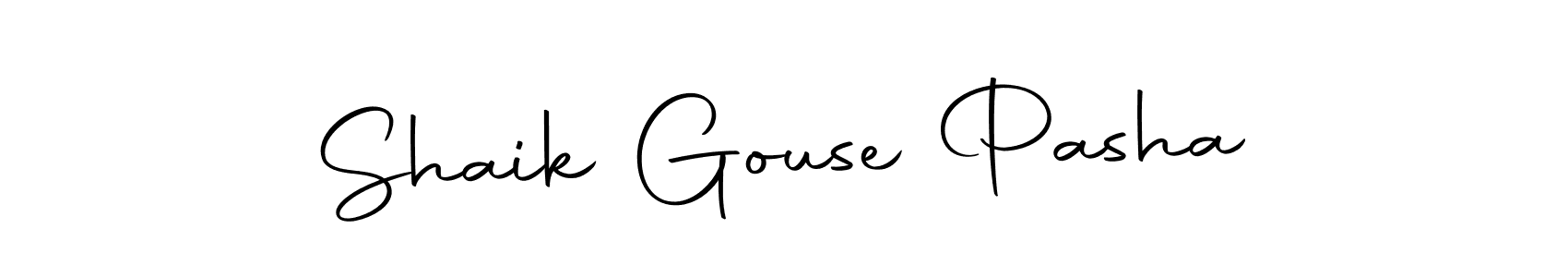 The best way (Autography-DOLnW) to make a short signature is to pick only two or three words in your name. The name Shaik Gouse Pasha include a total of six letters. For converting this name. Shaik Gouse Pasha signature style 10 images and pictures png