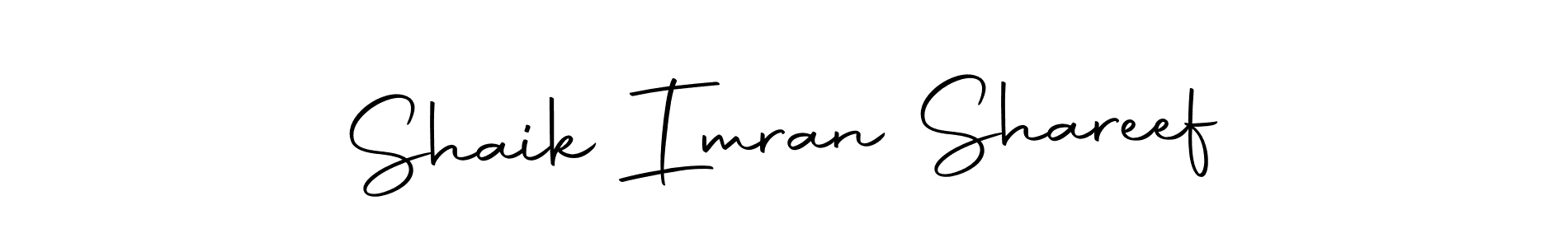 Make a beautiful signature design for name Shaik Imran Shareef. With this signature (Autography-DOLnW) style, you can create a handwritten signature for free. Shaik Imran Shareef signature style 10 images and pictures png