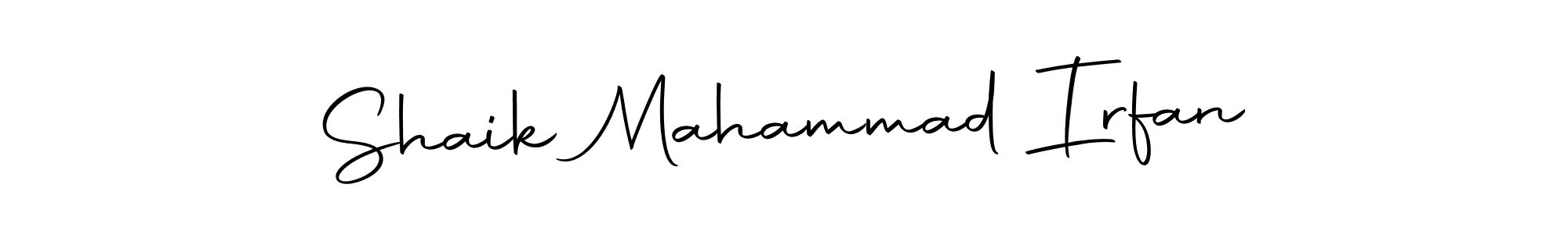 Design your own signature with our free online signature maker. With this signature software, you can create a handwritten (Autography-DOLnW) signature for name Shaik Mahammad Irfan. Shaik Mahammad Irfan signature style 10 images and pictures png