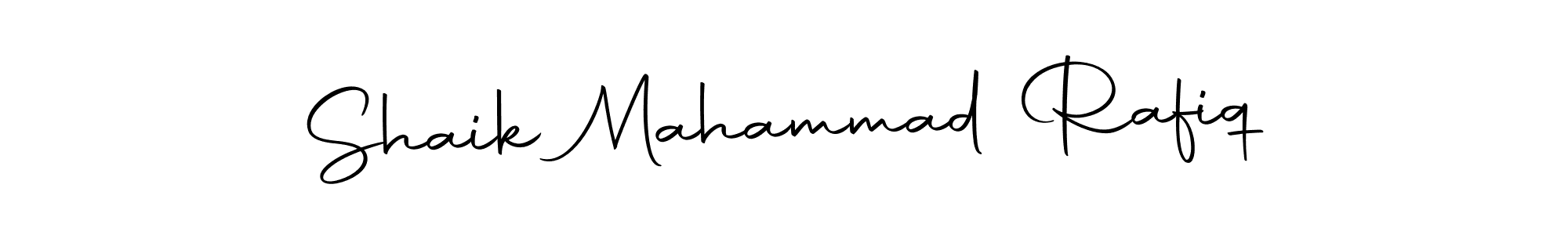 The best way (Autography-DOLnW) to make a short signature is to pick only two or three words in your name. The name Shaik Mahammad Rafiq include a total of six letters. For converting this name. Shaik Mahammad Rafiq signature style 10 images and pictures png