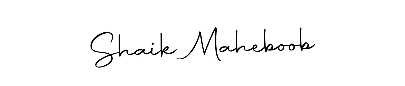 Also we have Shaik Maheboob name is the best signature style. Create professional handwritten signature collection using Autography-DOLnW autograph style. Shaik Maheboob signature style 10 images and pictures png