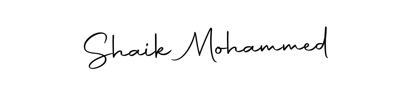 Also we have Shaik Mohammed name is the best signature style. Create professional handwritten signature collection using Autography-DOLnW autograph style. Shaik Mohammed signature style 10 images and pictures png